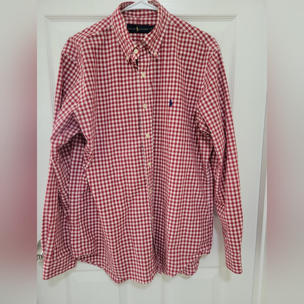 Ralph Lauren Blue Label Men's Dress Shirt Large
